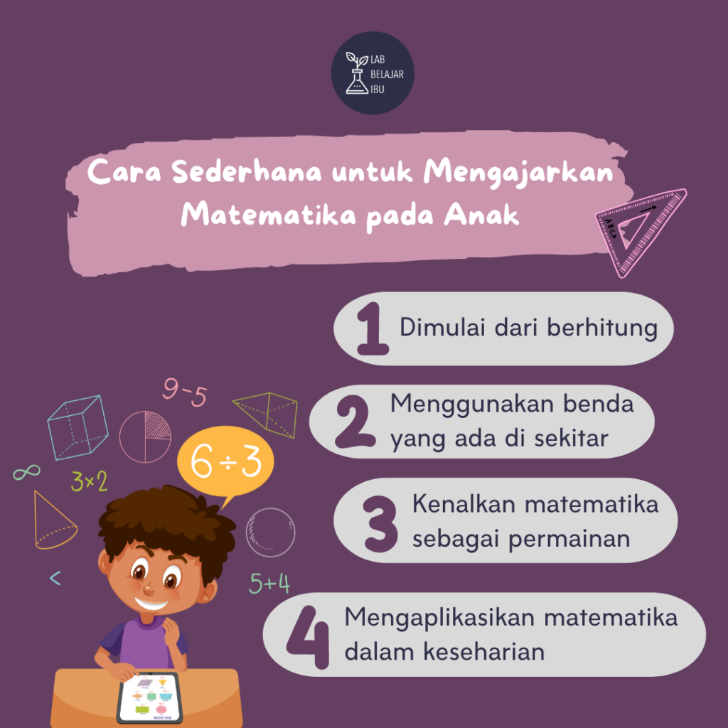 Mengajarkan Matematika Untuk Anak Usia Dini - Lab Belajar Ibu